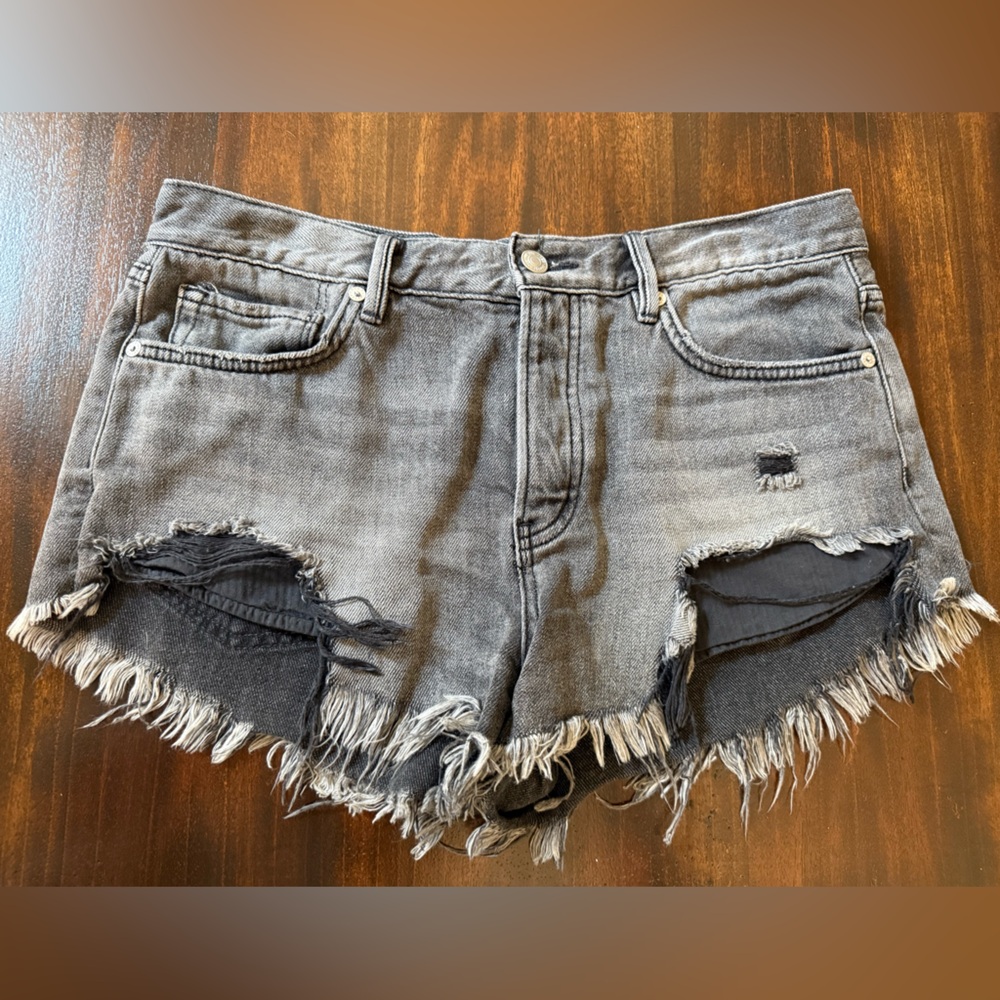 Free People Jean Shorts